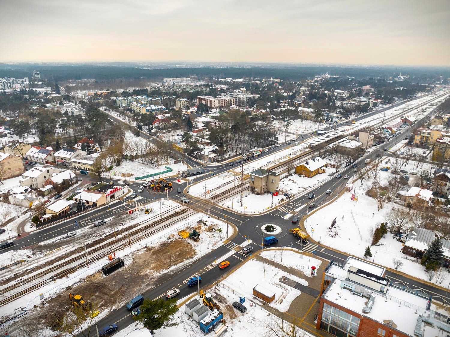 Inforail - PKP PLK zamyka ul. Patriotów w Wawrze. Objazdy i zmiany tras autobusów od 16 lutego