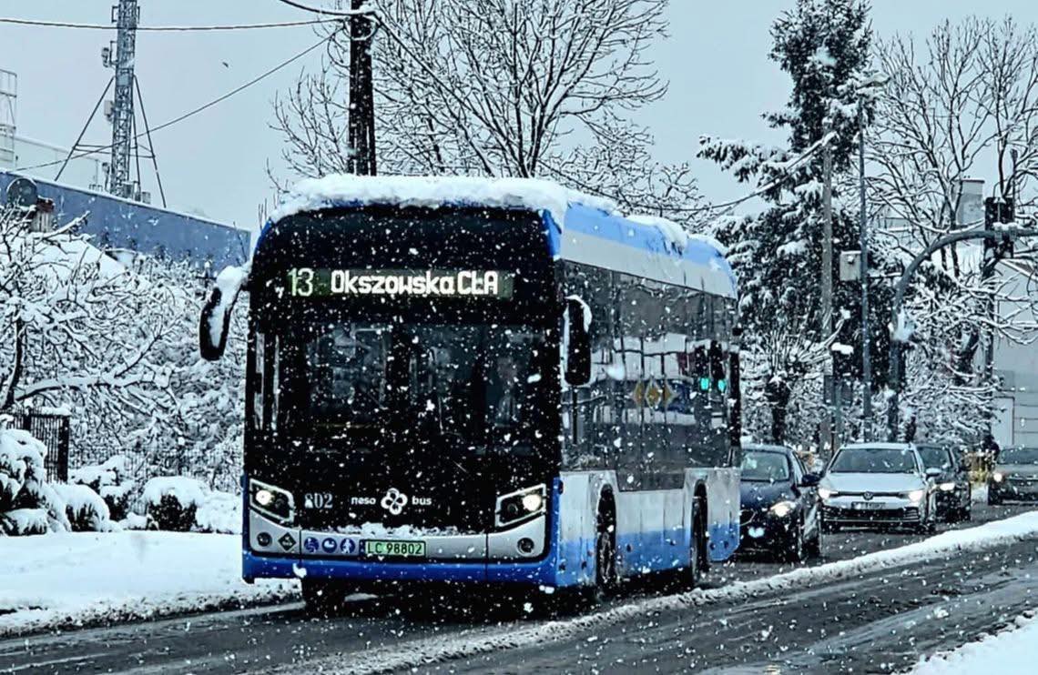 Infobus - Zimowa próba autobusów wodorowych w Chełmie. Prezydent przeprasza pasażerów za awarie