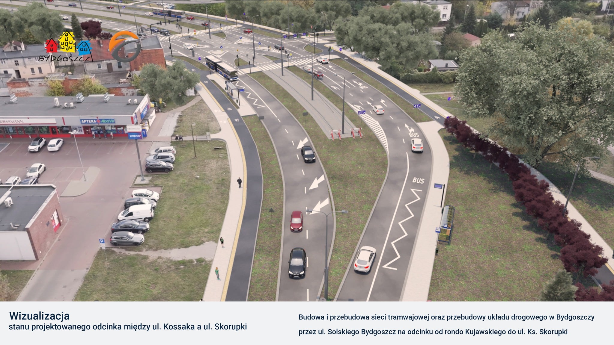 Infotram - Bydgoszcz: Nowe torowisko na Szwederowie coraz bliżej. Trwa przejmowanie nieruchomości i weryfikacja ofert