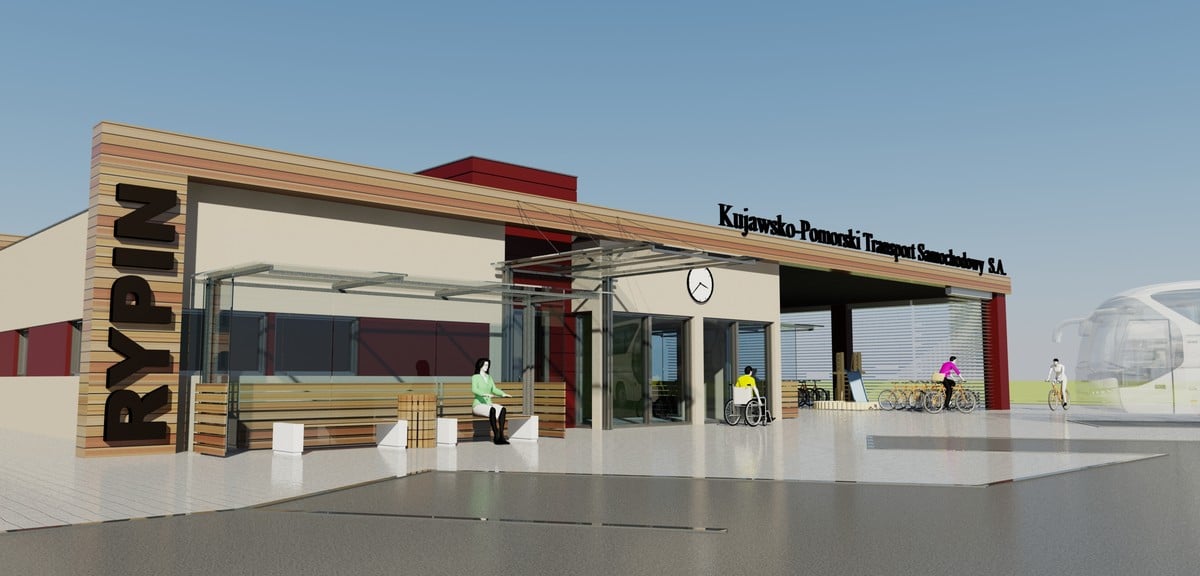 Infobus - Wiemy, jak będzie wyglądać nowy dworzec autobusowy w Rypinie. Od KPTS