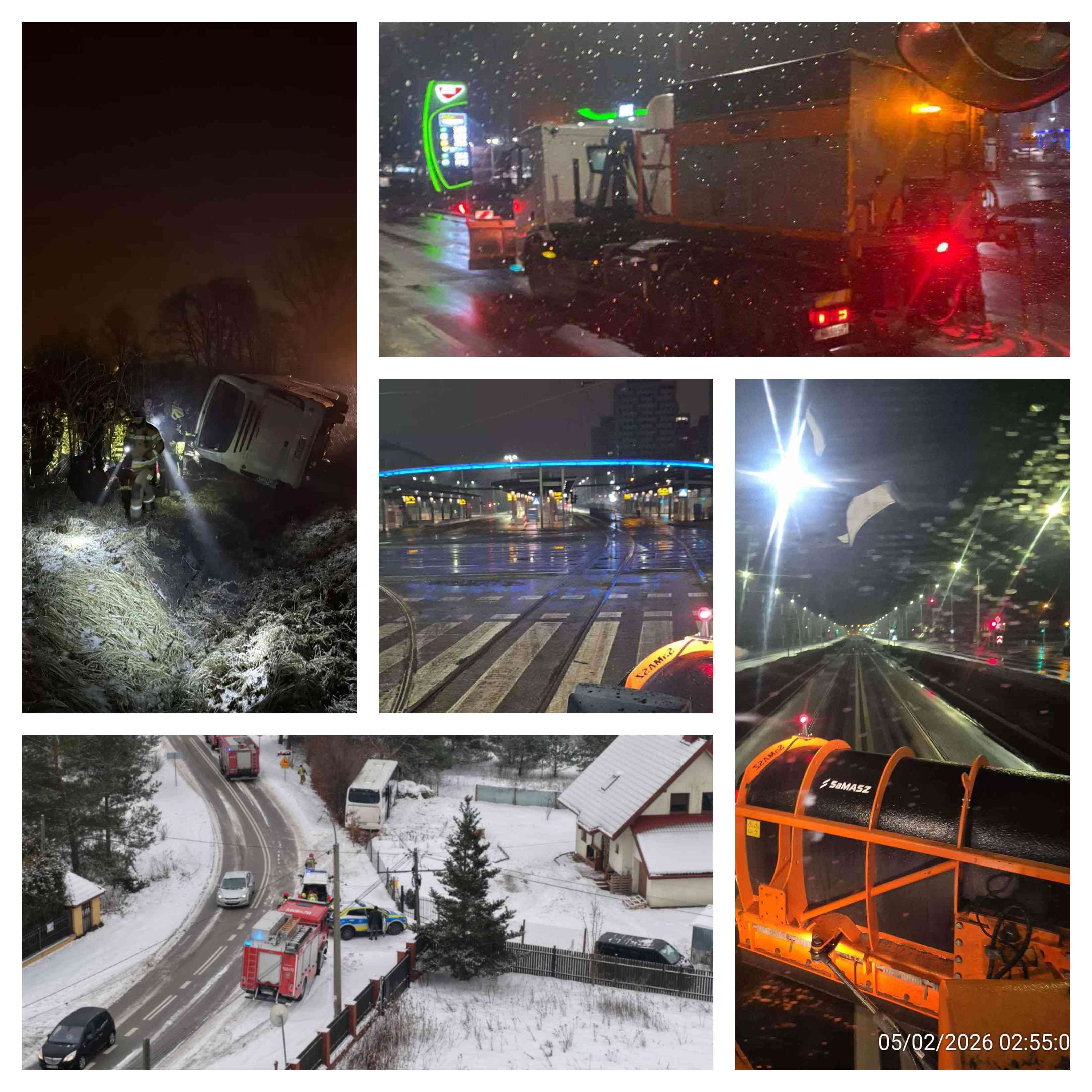 Infotrans - Gołoledź paraliżuje transport publiczny w Polsce. 5 lutego jeden z najtrudniejszych dni