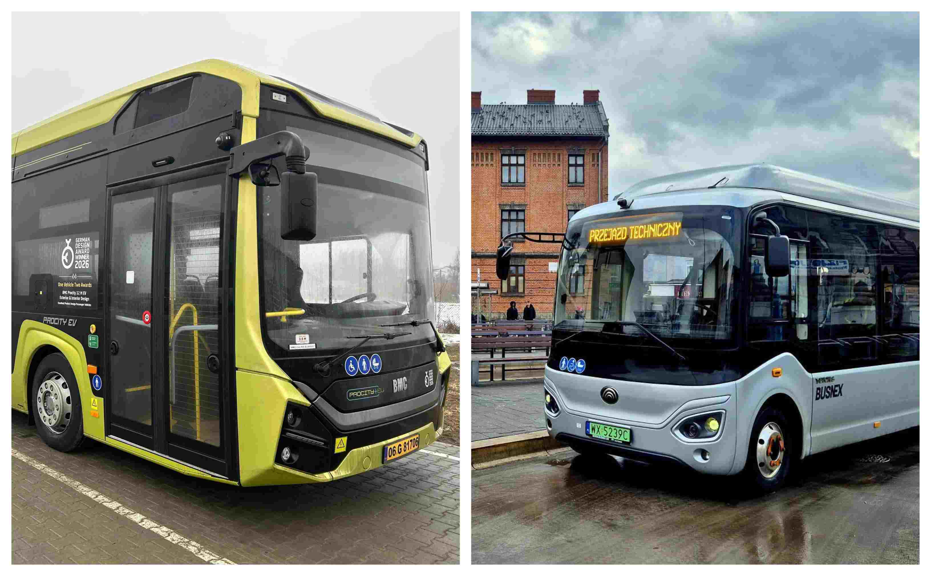 Infobus - interesujące testy elektrobusów w polskich miastach. Yutong i BMC sprawdzane w ruchu liniowym