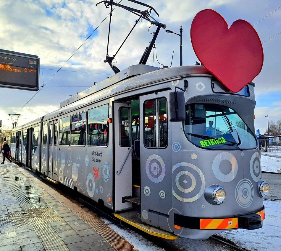 Infotram - Walentynkowy tramwaj MPK Łódź wyjedzie na ulice. Przejazd będzie bezpłatny