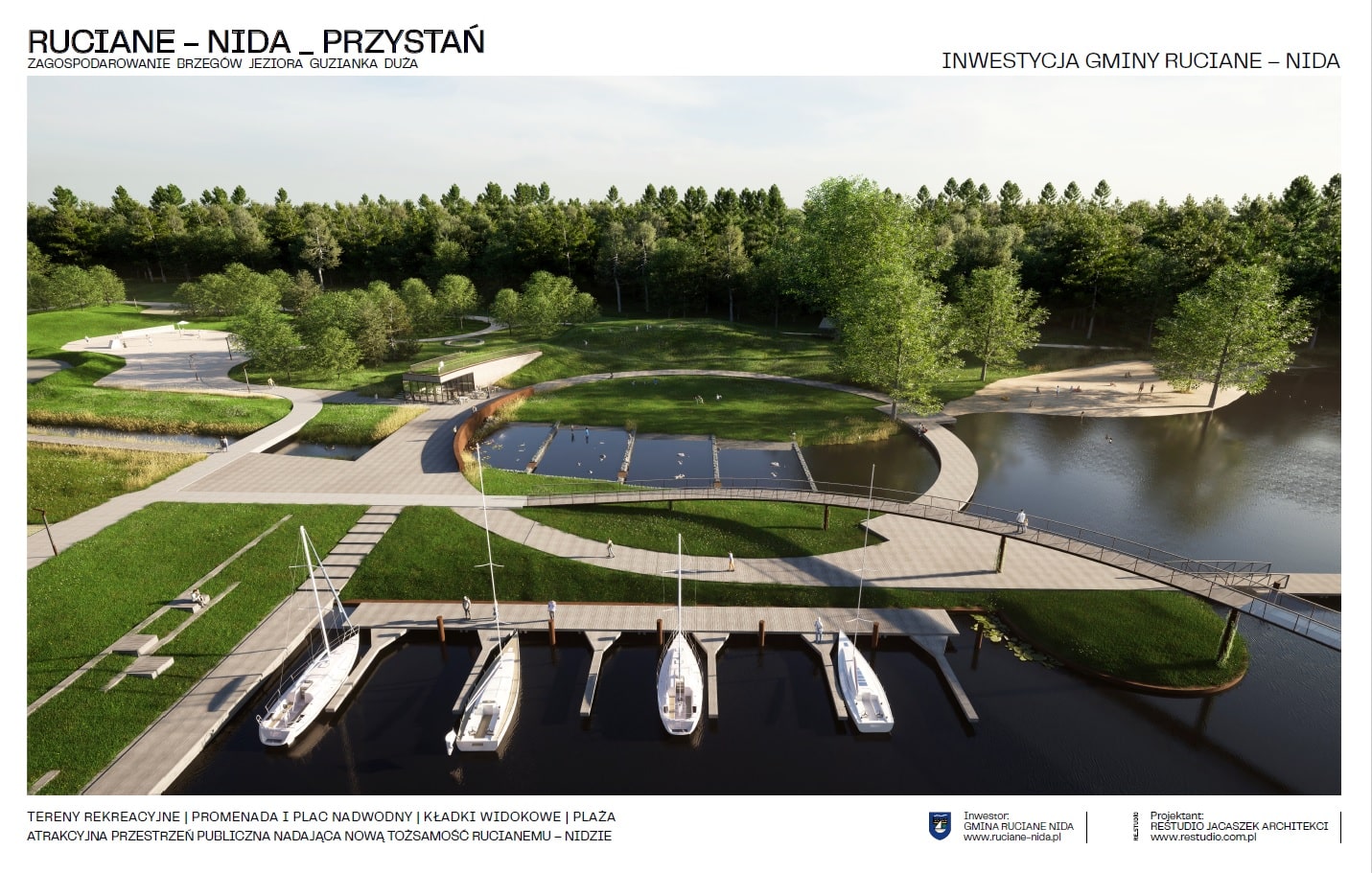 Infoship - Ruciane-Nida chce zbudować port na blisko 150 jachtów. Jeden z największych na Mazurach