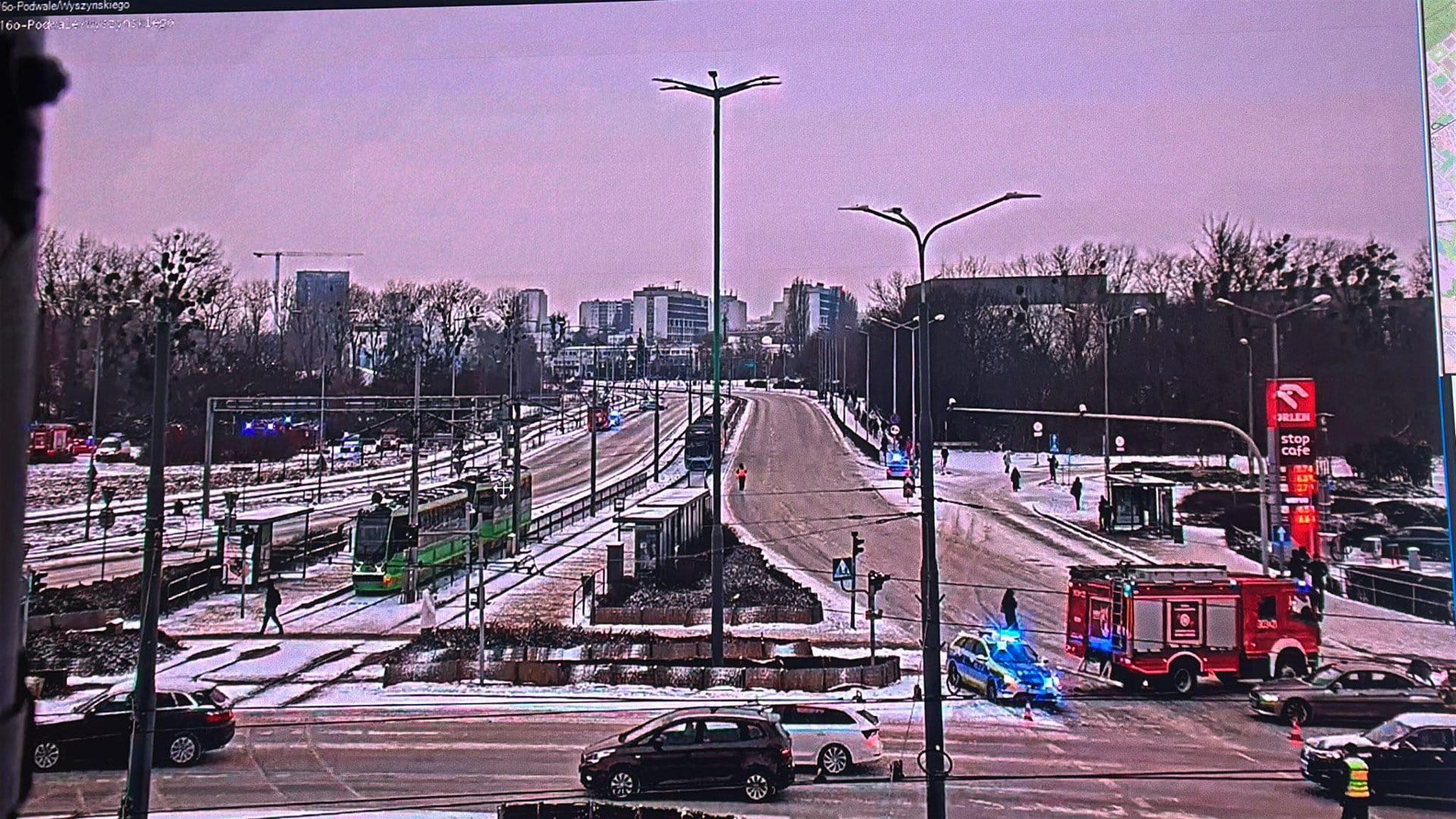 Infotrans - Trudna środa w komunikacji: wyciek gazu w Poznaniu, śnieg w Warszawie. Nadchodzi odwilż