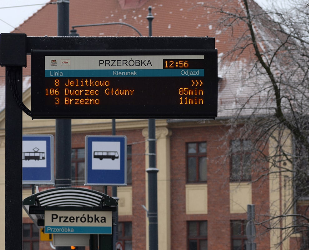 Infotrans - Projekt na 50 tablic TRISTAR w Gdyni. Trzy oferty w przetargu ZDiZ z prawie milionowym budżetem