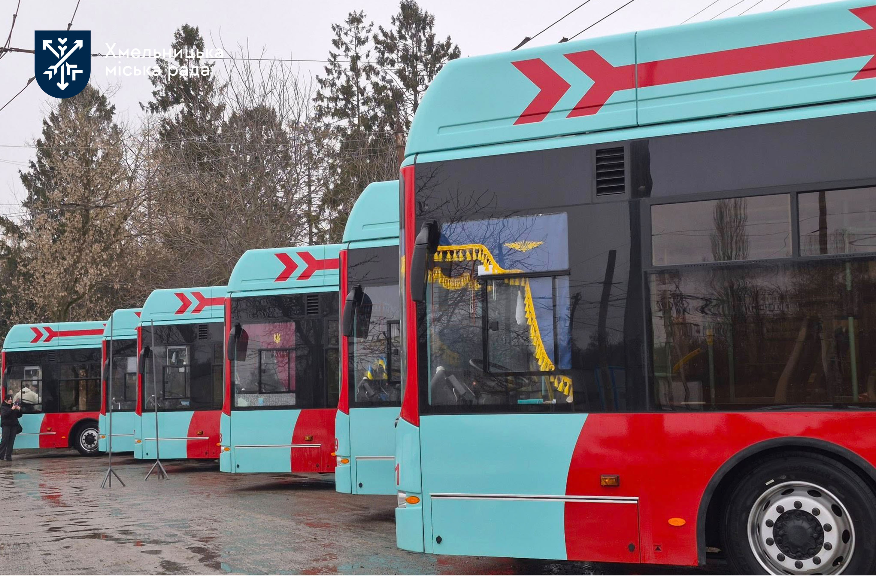 Infobus - Chmielnicki: 6 nowych trolejbusów Bogdan już na trasach. Projekt z EBOiR i UE