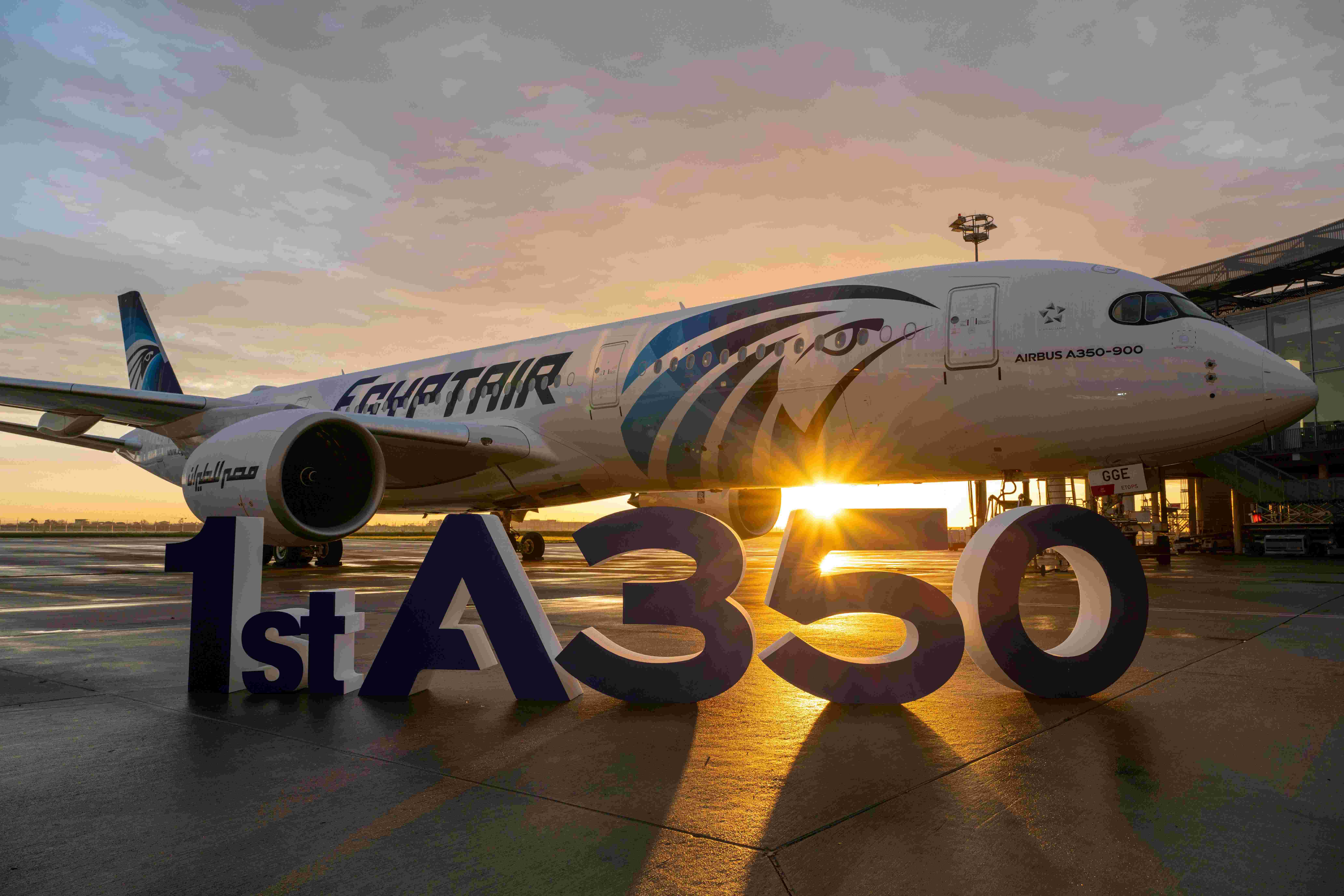 Infoair - EGYPTAIR odebrał pierwszego Airbus A350-900. Nowe możliwości dla lotów długodystansowych