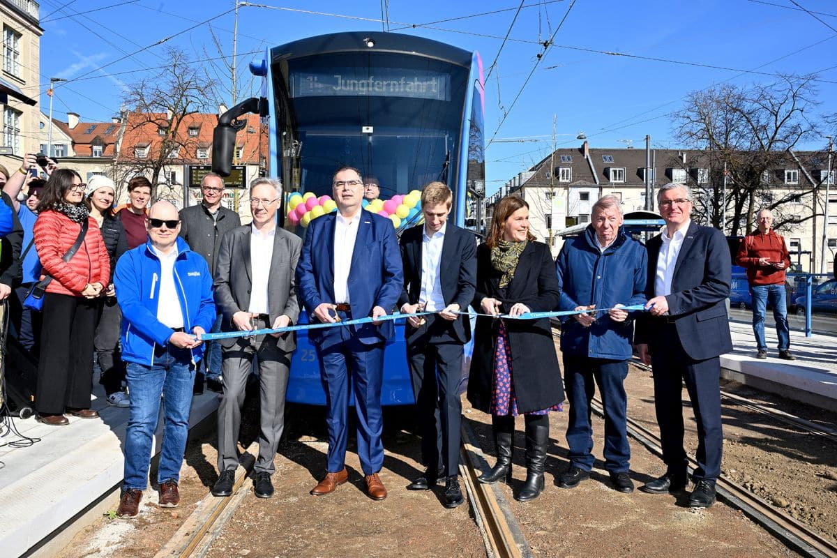 Infotram - Monachium uruchomiło pierwszy odcinek Tram-Westtangente. Nowa linia 14 już wozi pasażerów