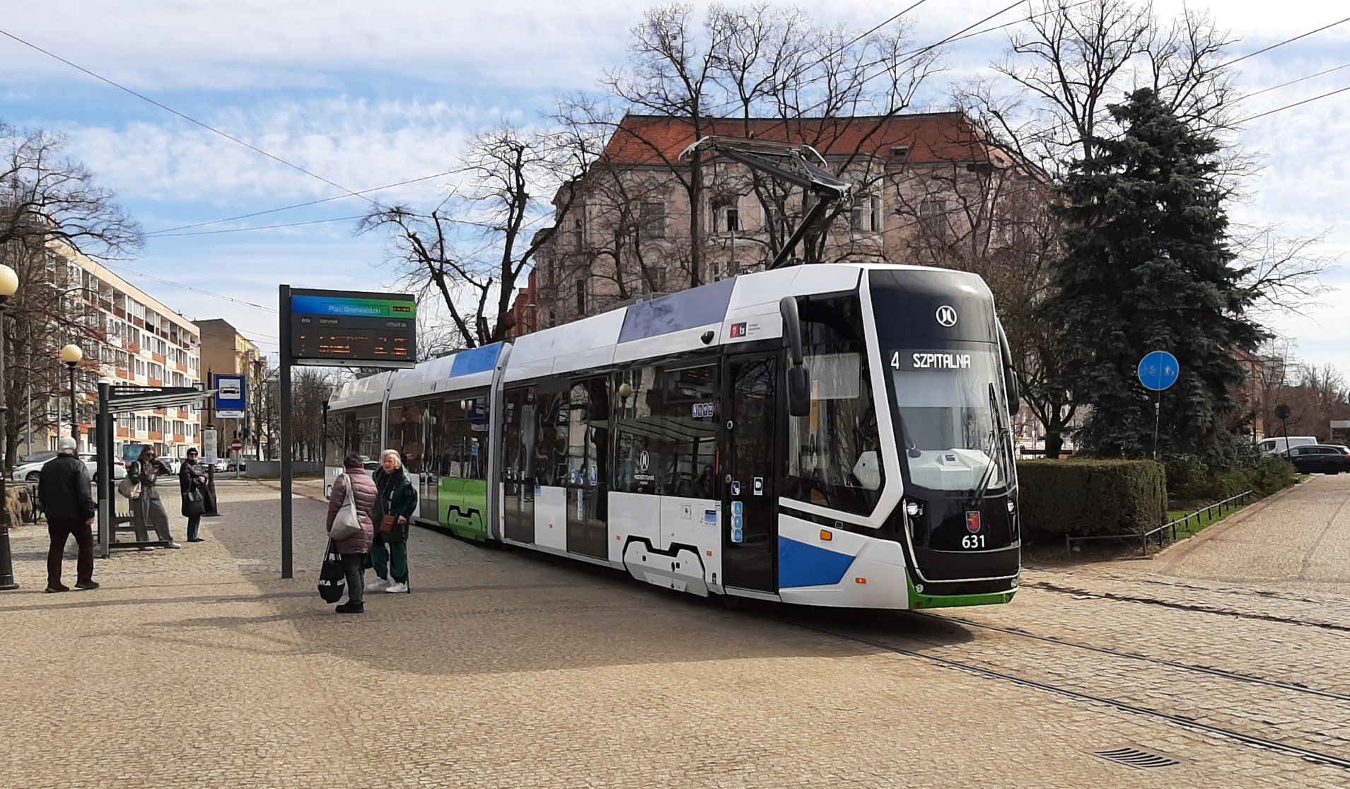 Infotram - Tramwaje Moderus Gamma rozpoczęły kursy po Szczecinie. Nowe pojazdy na linii nr 4