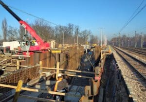 Inforail - Postępuje modernizacja stacji Tomaszów Mazowiecki. Powstaje tunel i nowe perony