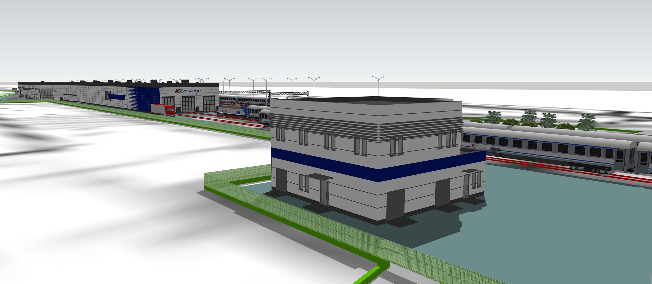 Inforail - realizowane są prace przy budowie zaplecza PKP Intercity w Przemyślu