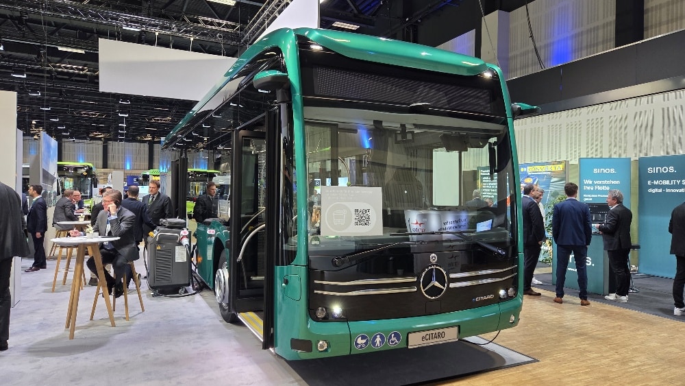 Infobus - Mobility Move 2026: Autobus Mercedes-Benz eCitaro z bateriami od BMZ Poland