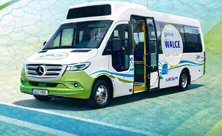 Infobus - Autobus elektryczny od Autometu na trasie Koźle – Walce – Gogolin. Nowa linia już wozi pasażerów