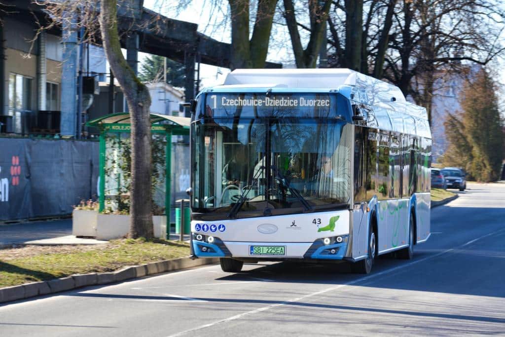 Infobus - PKM Czechowice-Dziedzice z czwartym autobusem Solaris Urbino 12 electric w ruchu