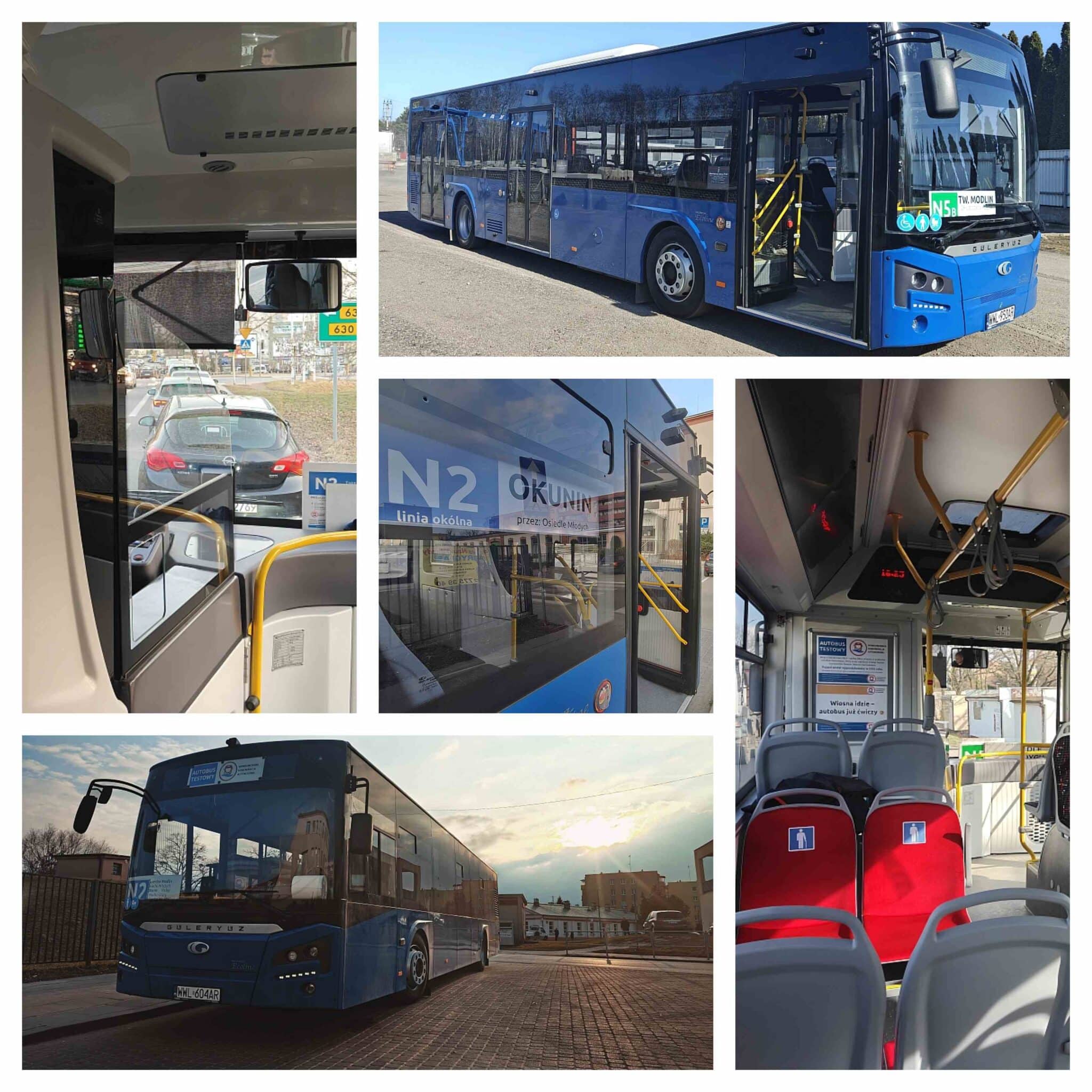 Infobus - Autobus Güleryüz na liniach NKA. Nowy Dwór Mazowiecki testuje nowy tabor