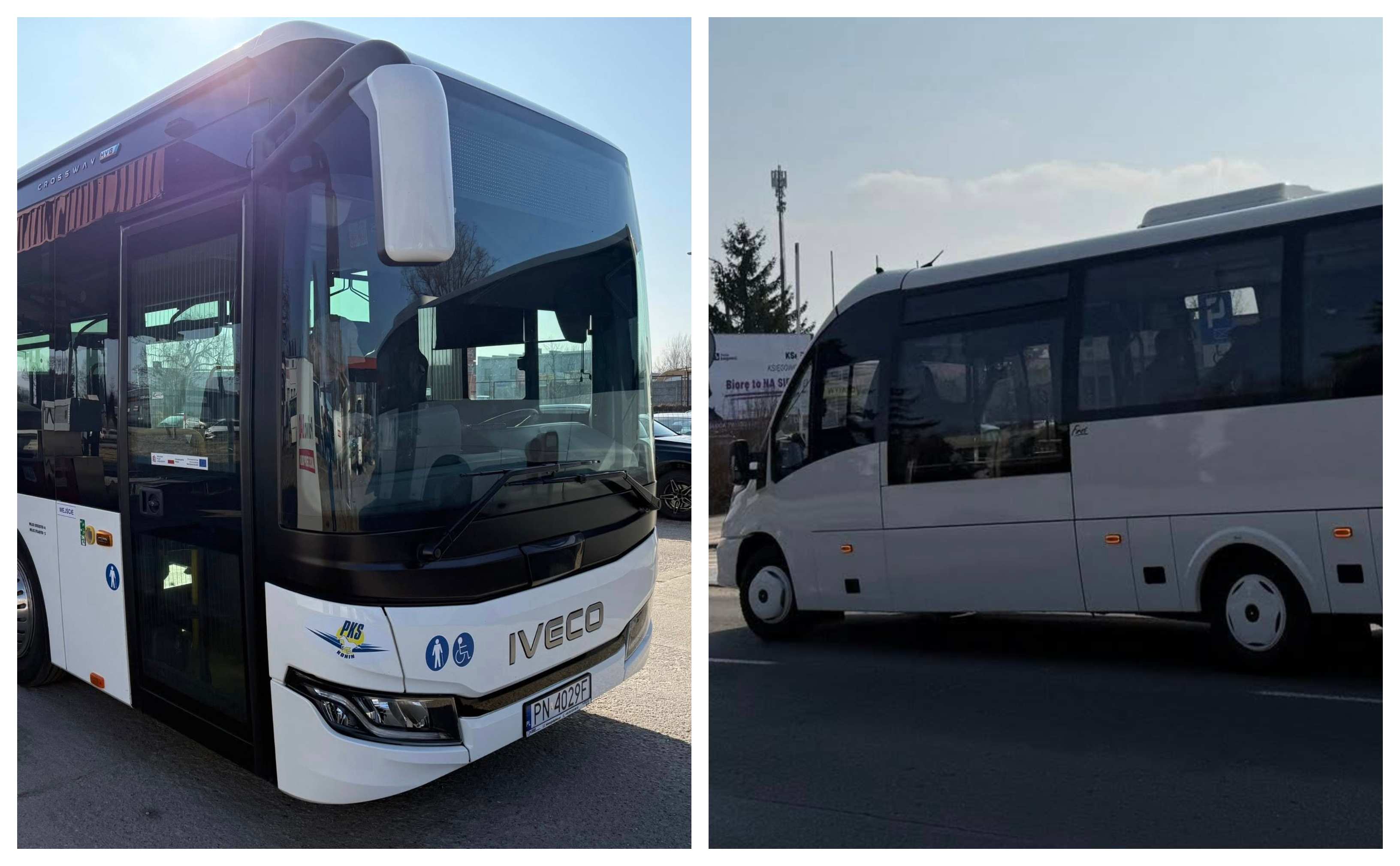 Infobus - PKS Konin zamyka kontrakt na autobusy Iveco Crossway i testuje minibusa od Rosero