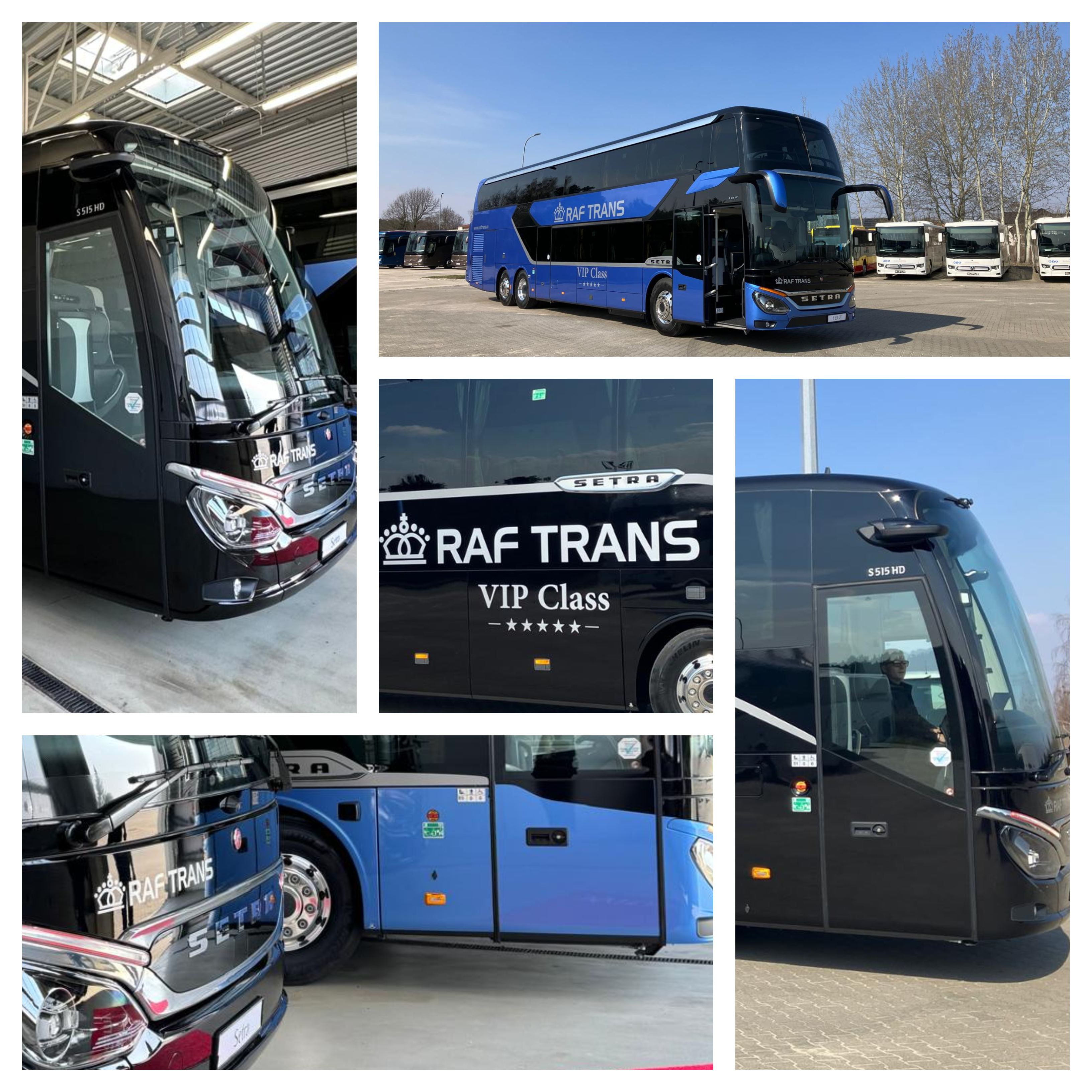 Infobus - Raf Trans rośnie w siłę. Nowe autokary Mercedes, Setra, Scania i MAN
