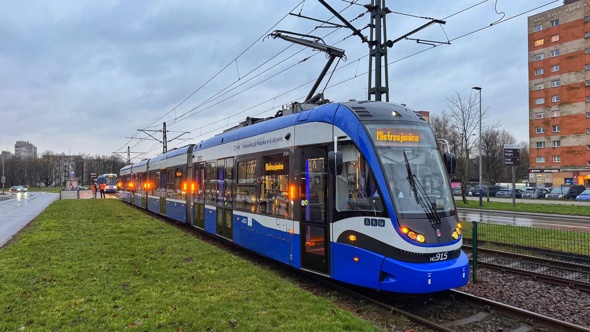 Infotram - Kraków: Tramwaje wróciły na pętlę Mistrzejowice