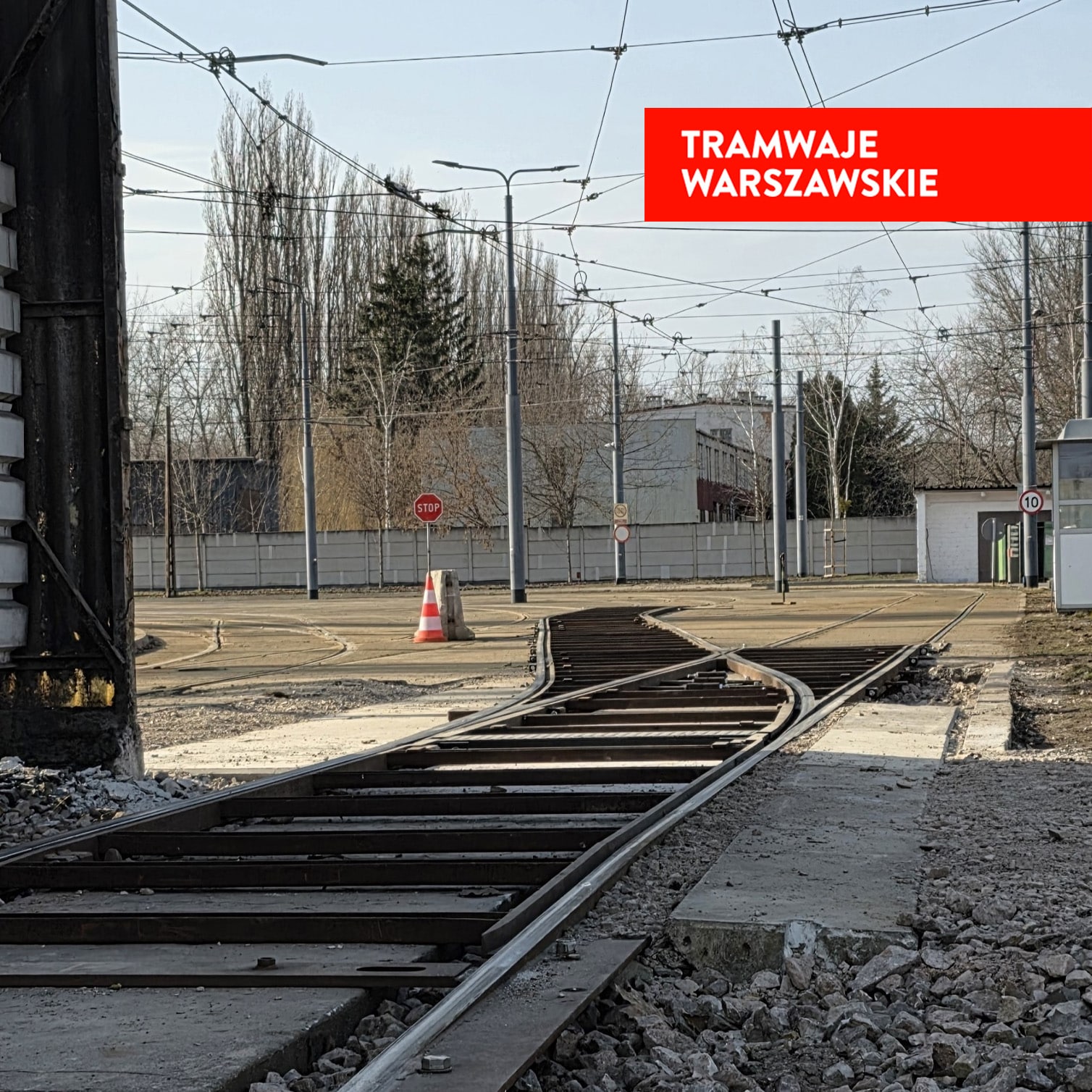 Infotram - Tramwaje Warszawskie budują myjnię na zajezdni Żoliborz