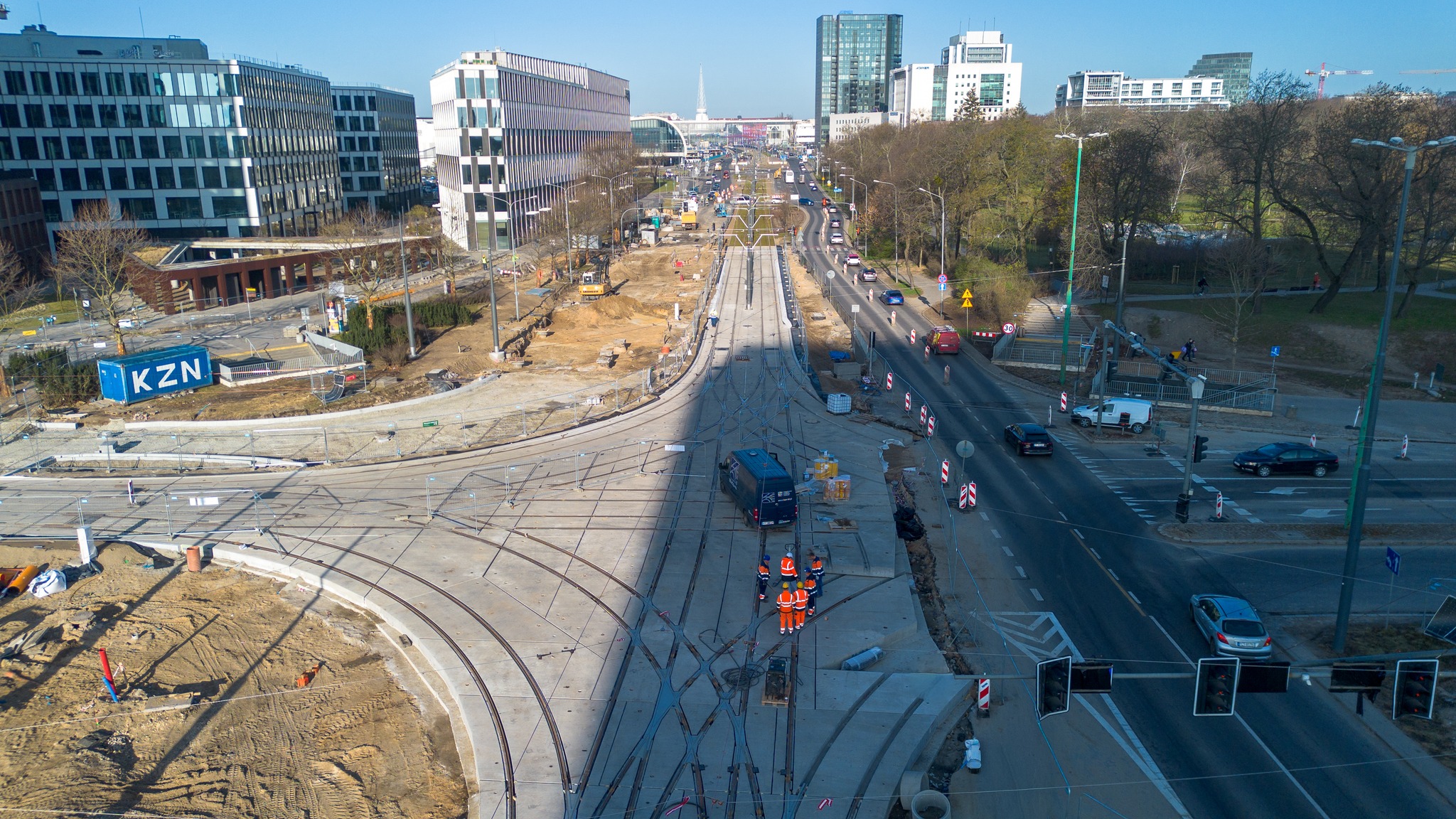 Infotram - Poznań: Tramwaje wracają na trasę przez ul. Matyi i Wierzbięcice