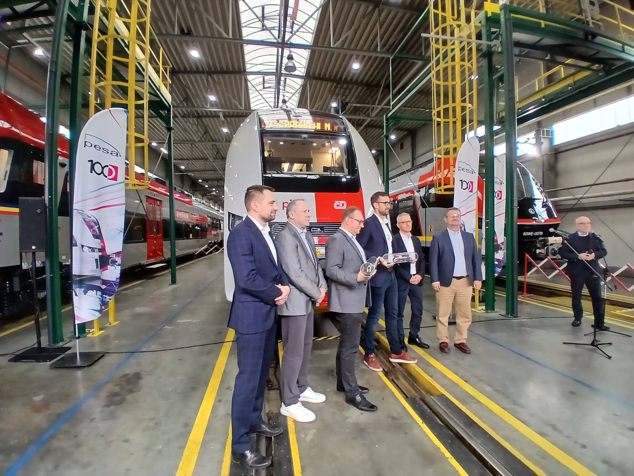 Inforail - PESA wyprodukowała 100. pojazd serii 847 dla Kolei Czeskich