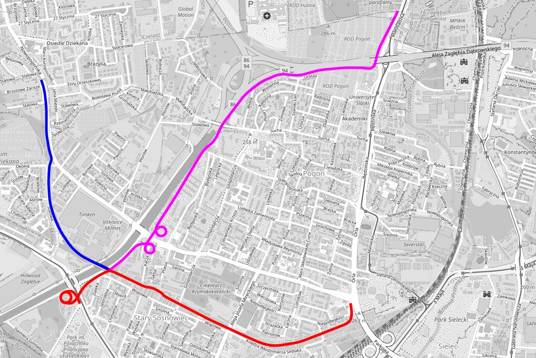 Infobike - W Sosnowcu szykuje się rowerowa rewolucja. Bezkolizyjne wjazdy, kładki oraz spiralne najazdy