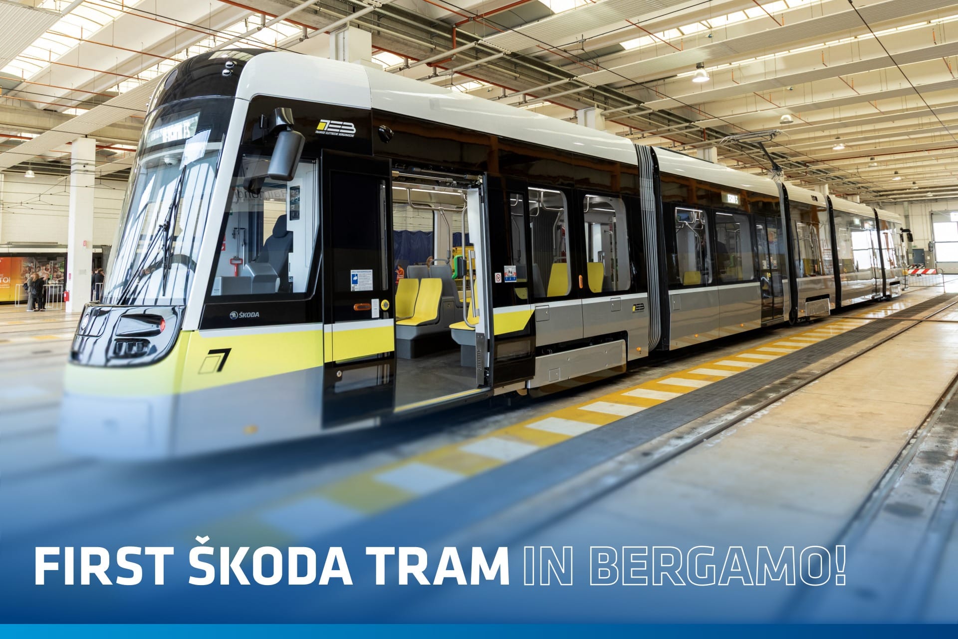 Infotram - Škoda zaprezentowała pierwszy tram dla Bergamo. Nowe pojazdy obsłużą linię T2