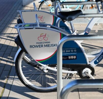 Infobike - Rowery wracają na ulice Piaseczna. Startuje 9. sezon miejskiego systemu