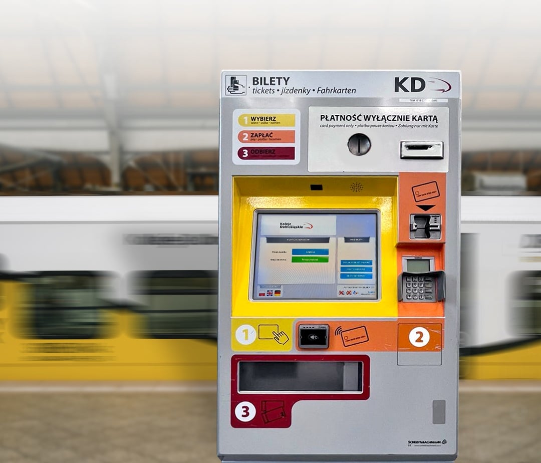 Infotrans - Koleje Dolnośląskie wybrały dostawcę 30 biletomatów. Ponownie Mera Serwis