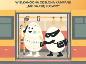 Infotrans - „Nie daj się zrobić w jajo!”. Policyjna kampania trafia do Warszawskiego Transportu Publicznego