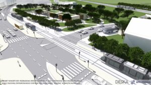 Infotrans - Świętochłowice uzgodniły z Tramwajami Śląskimi budowę centrum przesiadkowego Mijanka