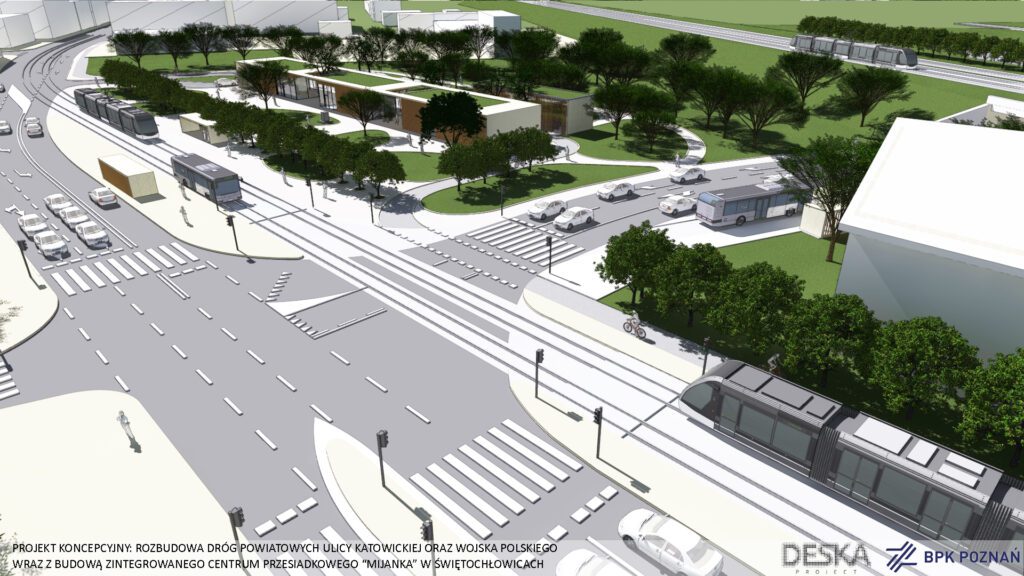 Infotrans - Świętochłowice uzgodniły z Tramwajami Śląskimi budowę centrum przesiadkowego Mijanka