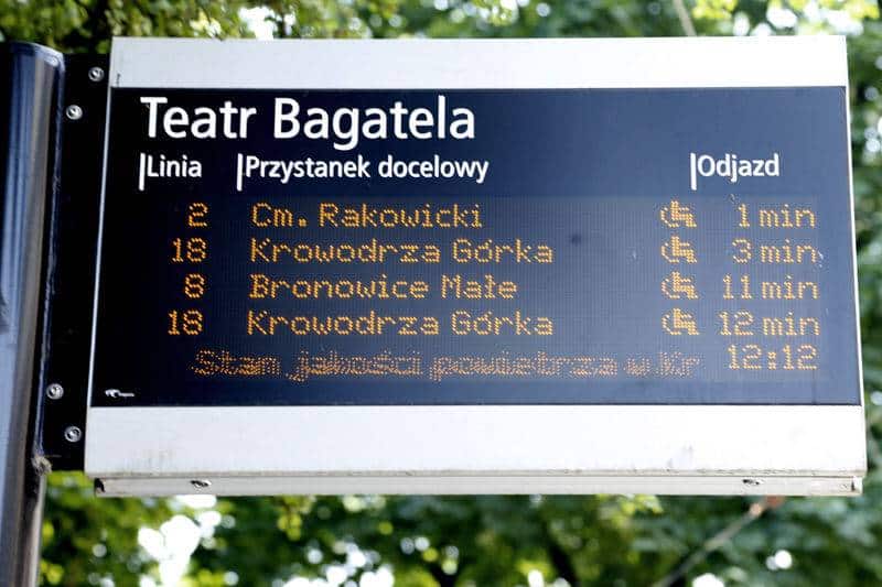 Infotrans - ZDM Kraków rozbuduje system informacji pasażerskiej. Za 37 mln zł netto