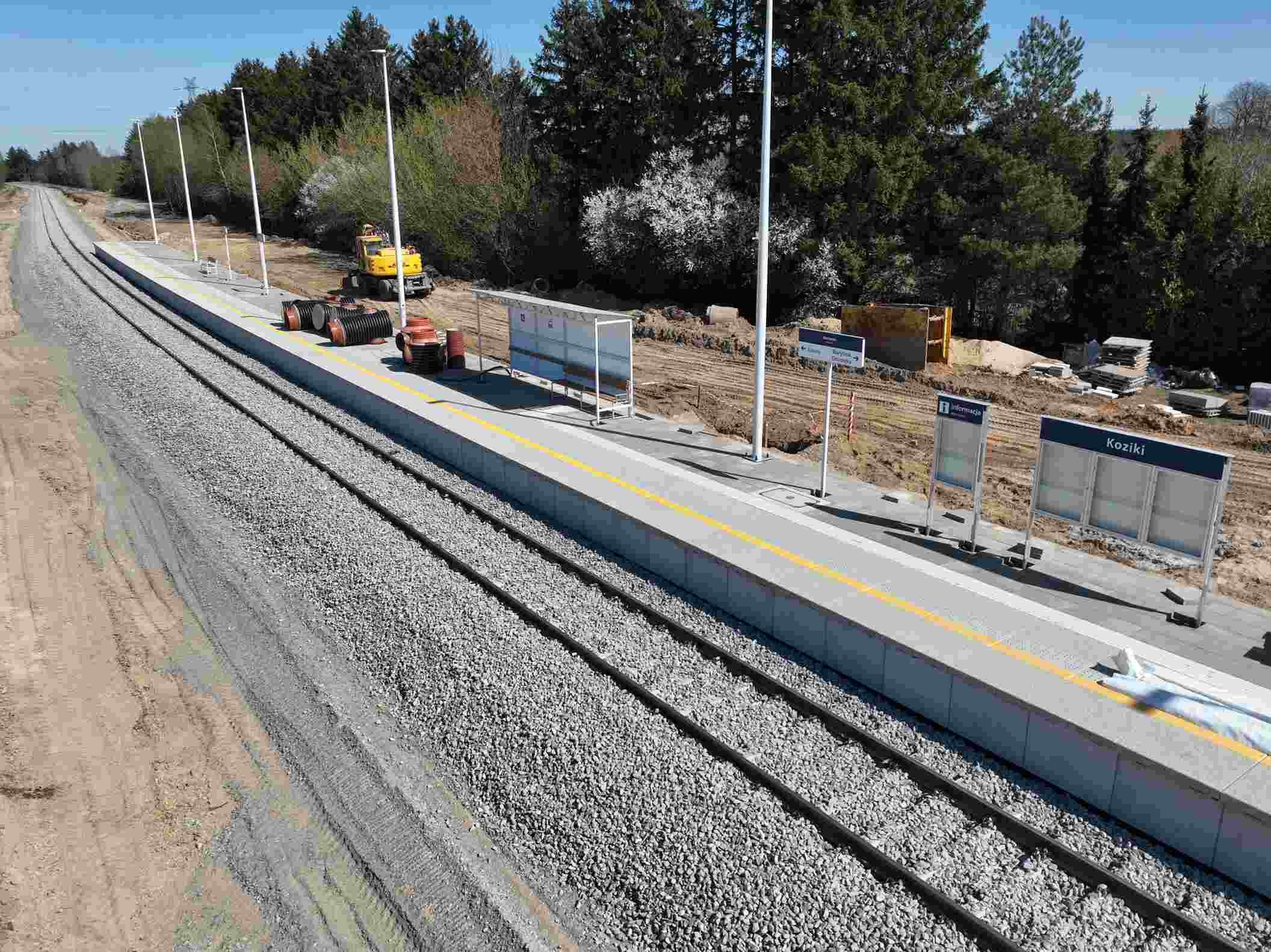 Inforail - Kolej wraca do Łomży. Postępują inwestycje na trasie przez Ostrołękę