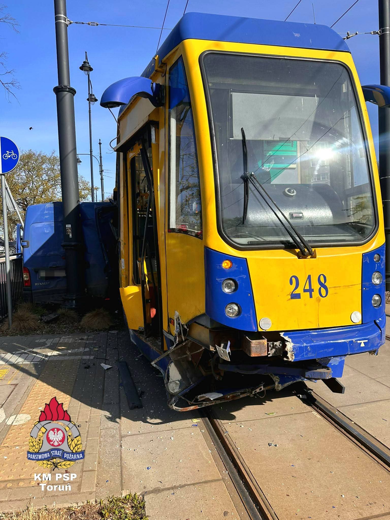 Infotram - Dwa podobne zdarzenia z udziałem tramwajów na Szosie Chełmińskiej w Toruniu