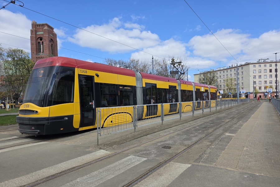 Infotram - Warszawa: Prace tramwajowe na Placu Narutowicza. Siedem linii zmienia trasy
