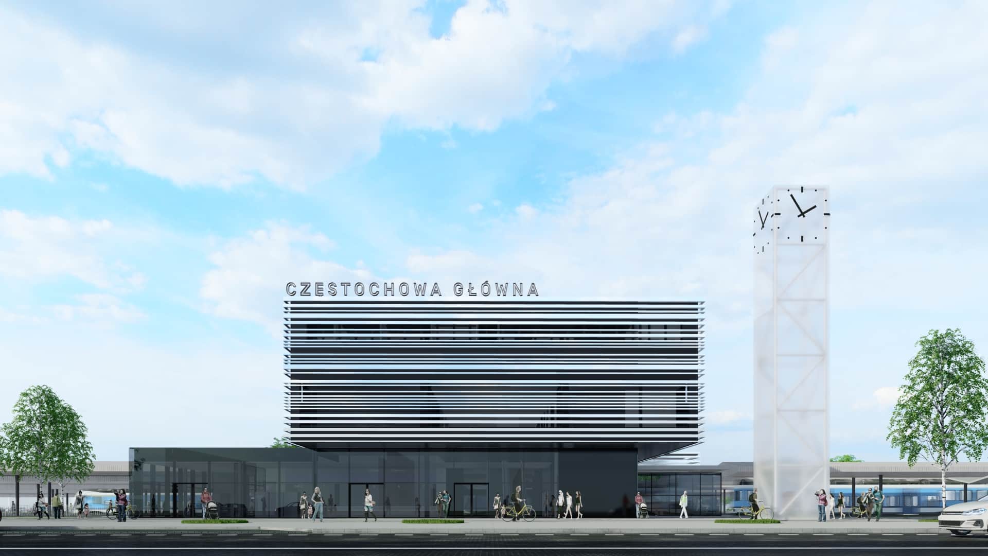 Inforail - Obsługa pasażerów przeniesiona do dworca tymczasowego w Częstochowie. Trwa przebudowa