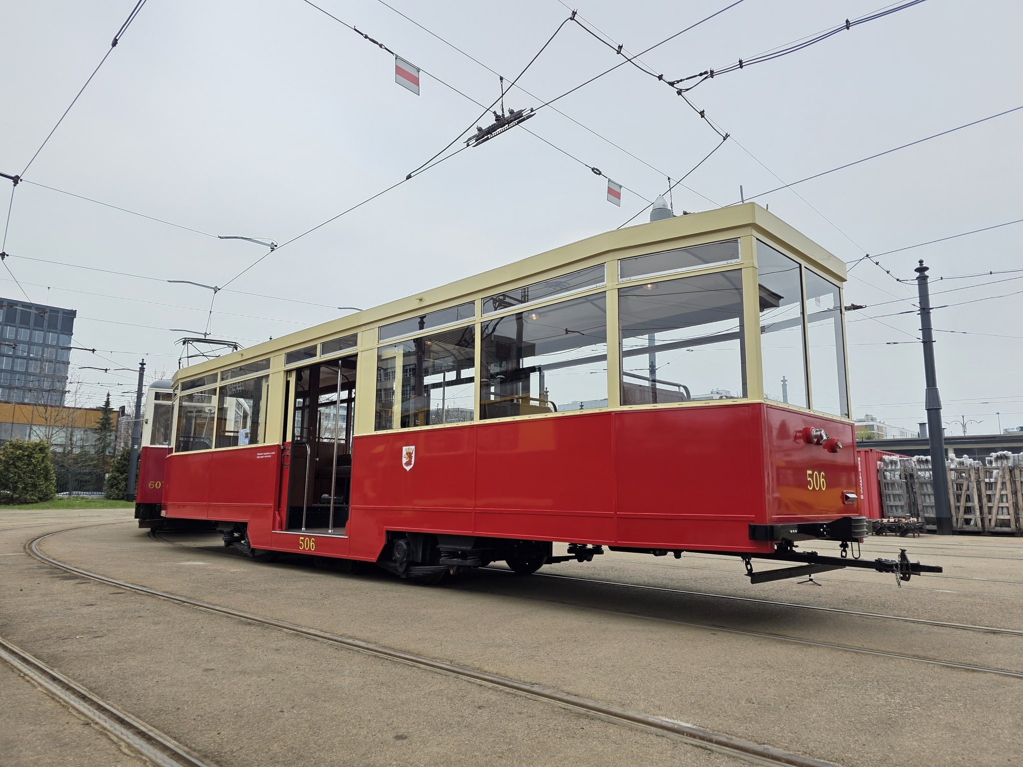 Infotram - Historyczny wagon Wismar gości w Warszawie