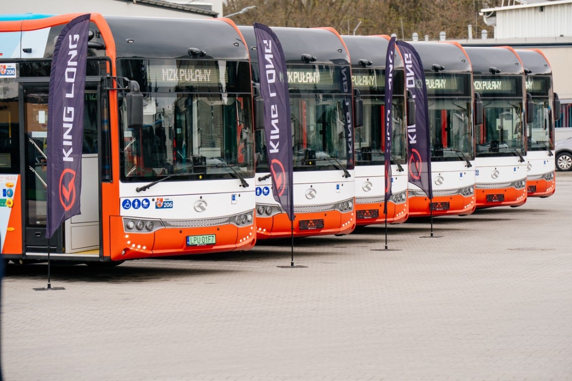 Infobus - MZK Puławy przyspieszają elektryfikację floty. Łącznie 11 autobusów elektrycznych King Long