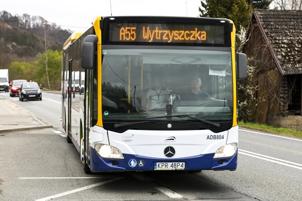 Infobus - A55 już na trasie. Nowe połączenie autobusowe w Małopolsce. Z turystycznym tłem