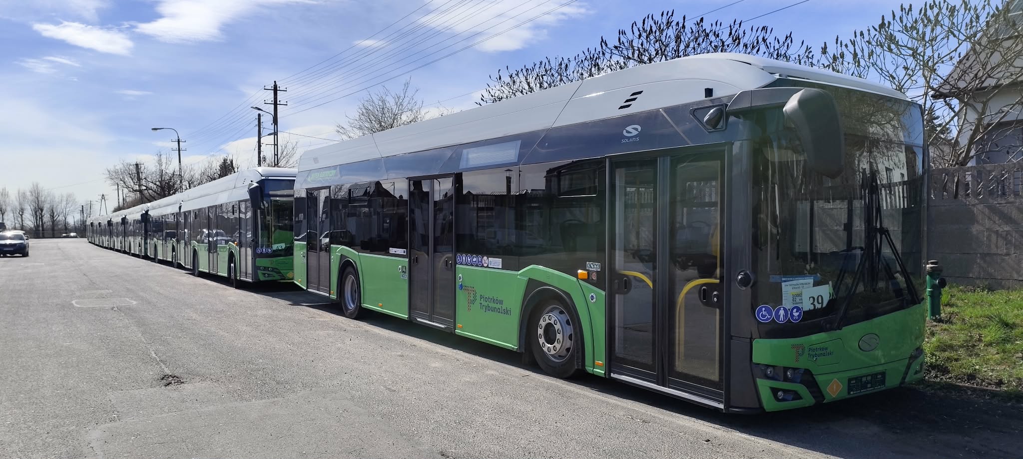 Infobus - Piotrków Trybunalski odbiera kolejne elektrobusy od Solarisa. Z bateriami 500 kWh