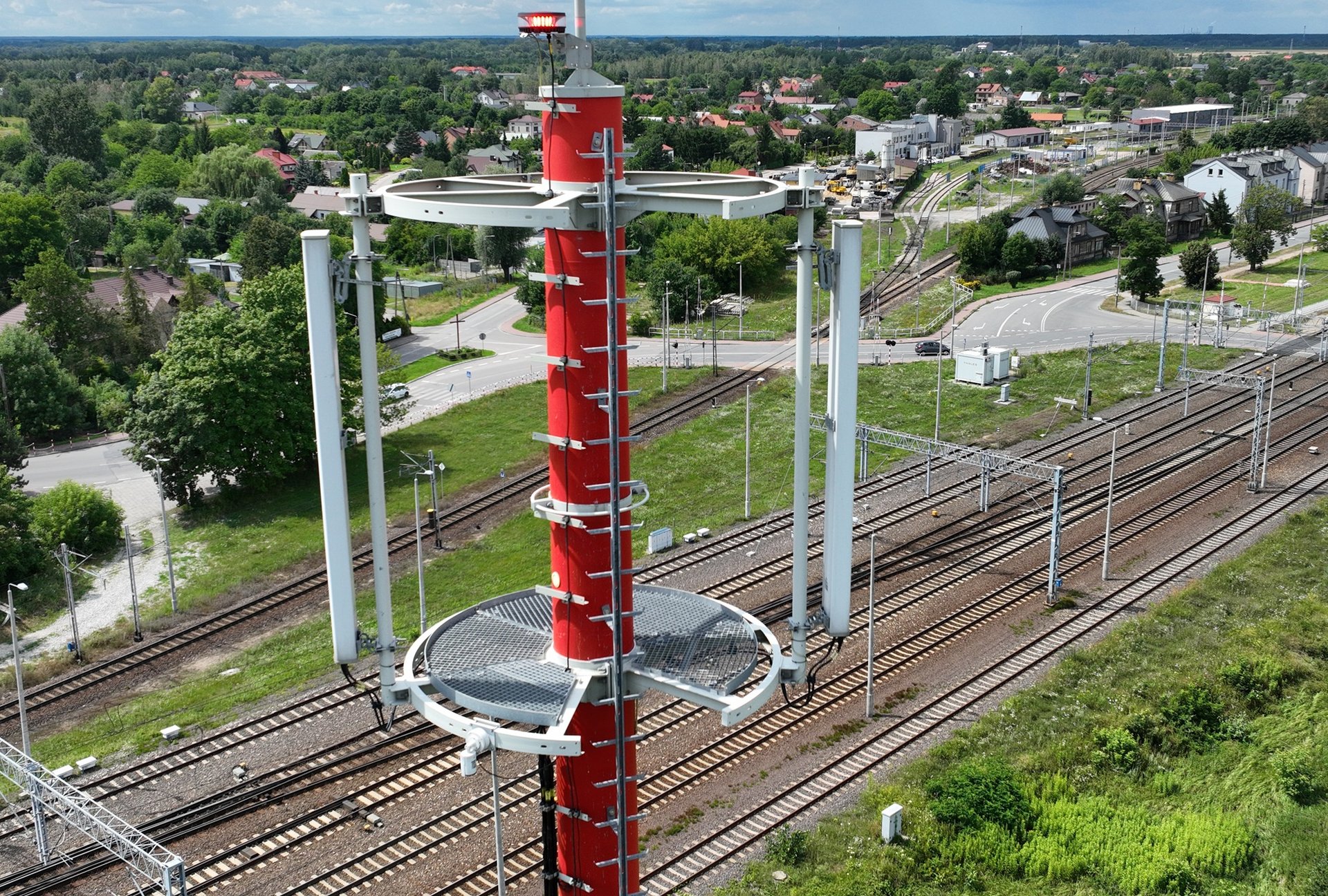 Inforail - Ostatni maszt GSM-R na CMK. PKP PLK kończą najważniejszy etap inwestycji
