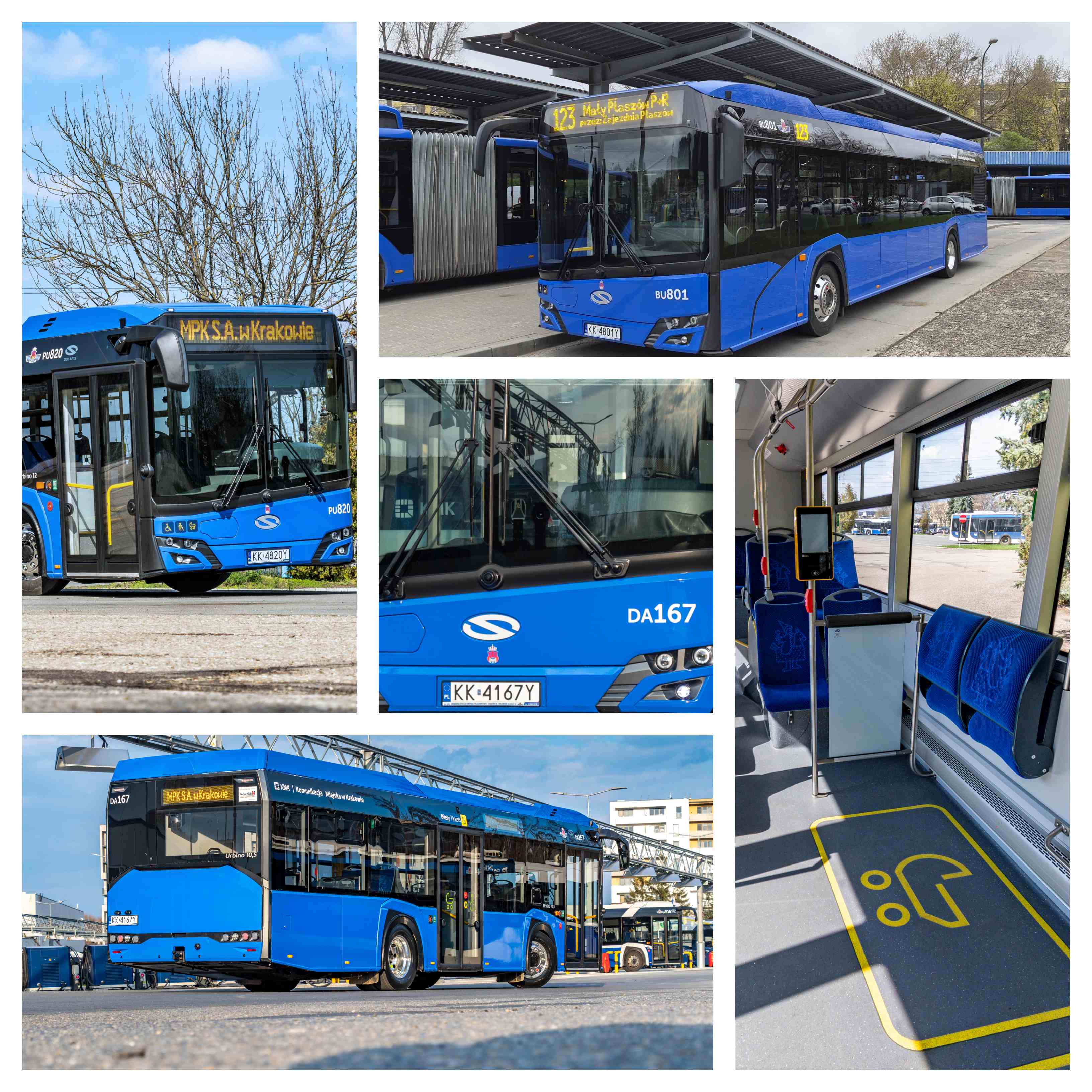 Infobus - 48 nowych autobusów Solarisa wejdzie na linie MPK Kraków. Debiut Urbino 10,5 w KKM