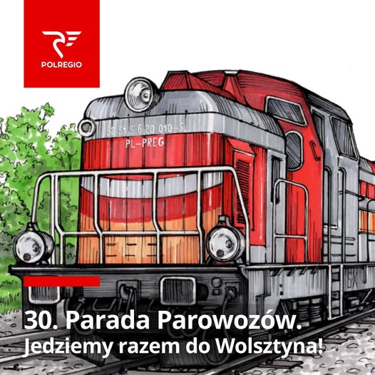 Inforail - Specjalny pociąg POLREGIO na Paradę Parowozów w Wolsztynie