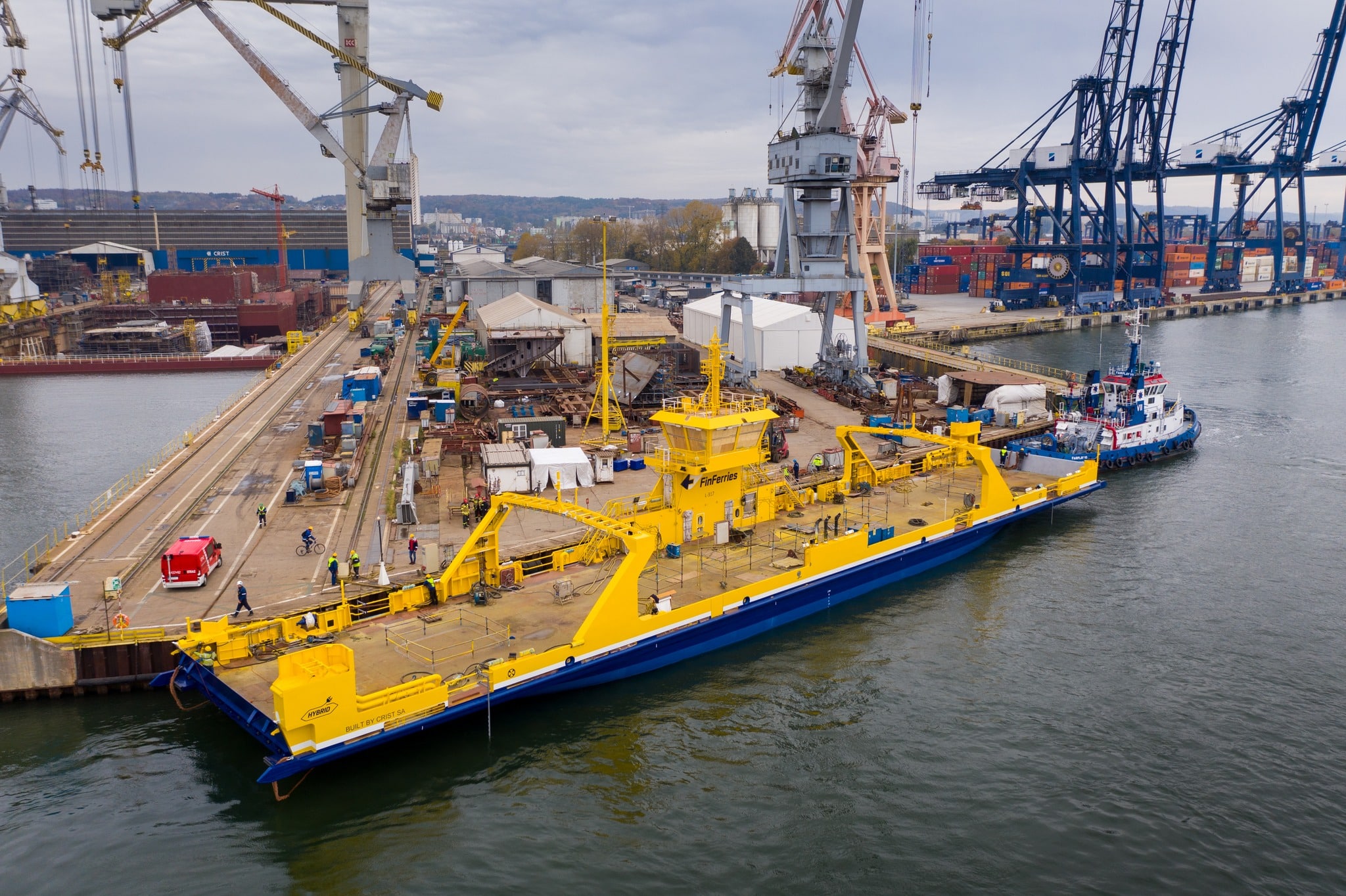 Infoship - Gdyńska stocznia CRIST wygrała przetarg na budowę elektrycznego promu dla Estonii