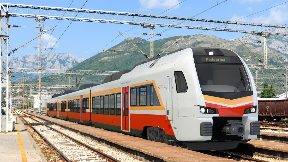 Inforail - Stadler dostarczy nowe pociągi FLIRT do Czarnogóry. To będzie nowa jakość