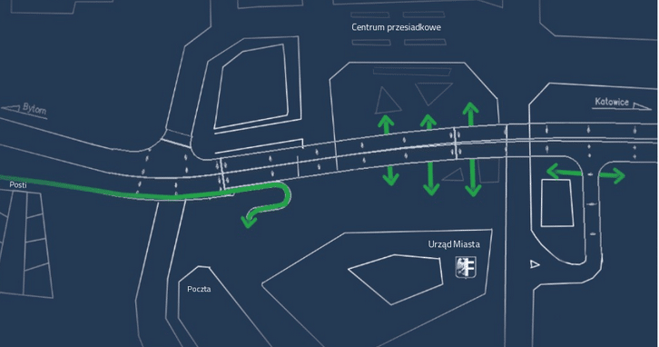 Infotrans - Ruch pieszy wraca pod chorzowską estakadę po niemal roku. I to tylko częściowo