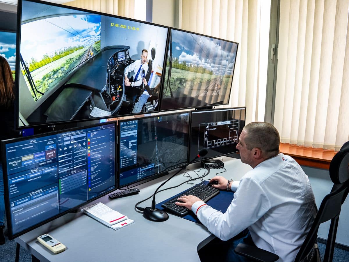 Inforail - PKP Intercity rozwija sieć symulatorów dla maszynistów. Nowe urządzenia trafiły do czterech miast