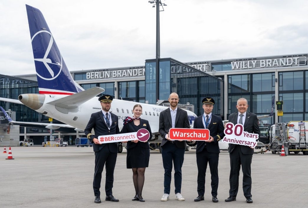 Infoair - 80 lat komunikacji lotniczej między Berlinem i Warszawą. Jubileusz PLL LOT